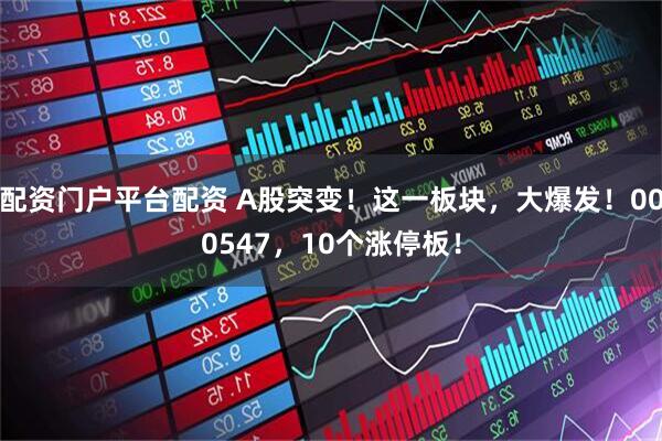配资门户平台配资 A股突变！这一板块，大爆发！000547，10个涨停板！