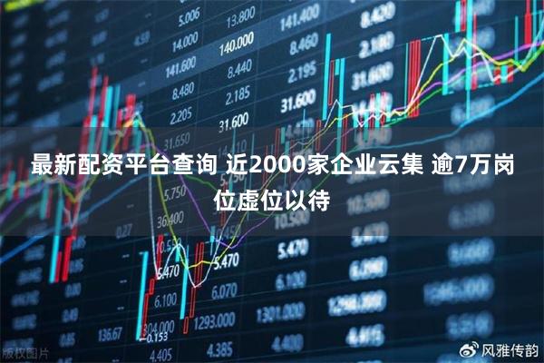 最新配资平台查询 近2000家企业云集 逾7万岗位虚位以待