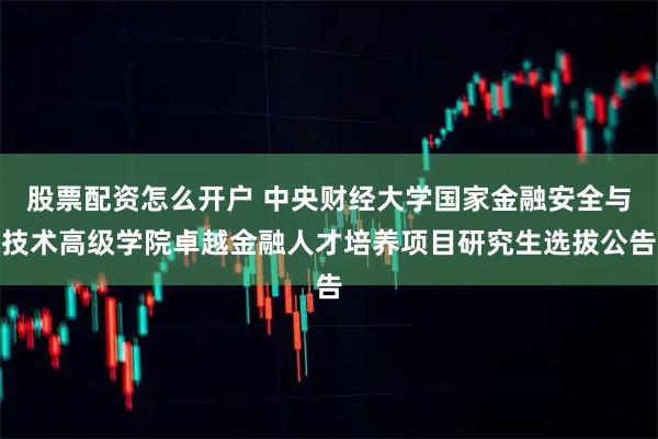 股票配资怎么开户 中央财经大学国家金融安全与技术高级学院卓越金融人才培养项目研究生选拔公告